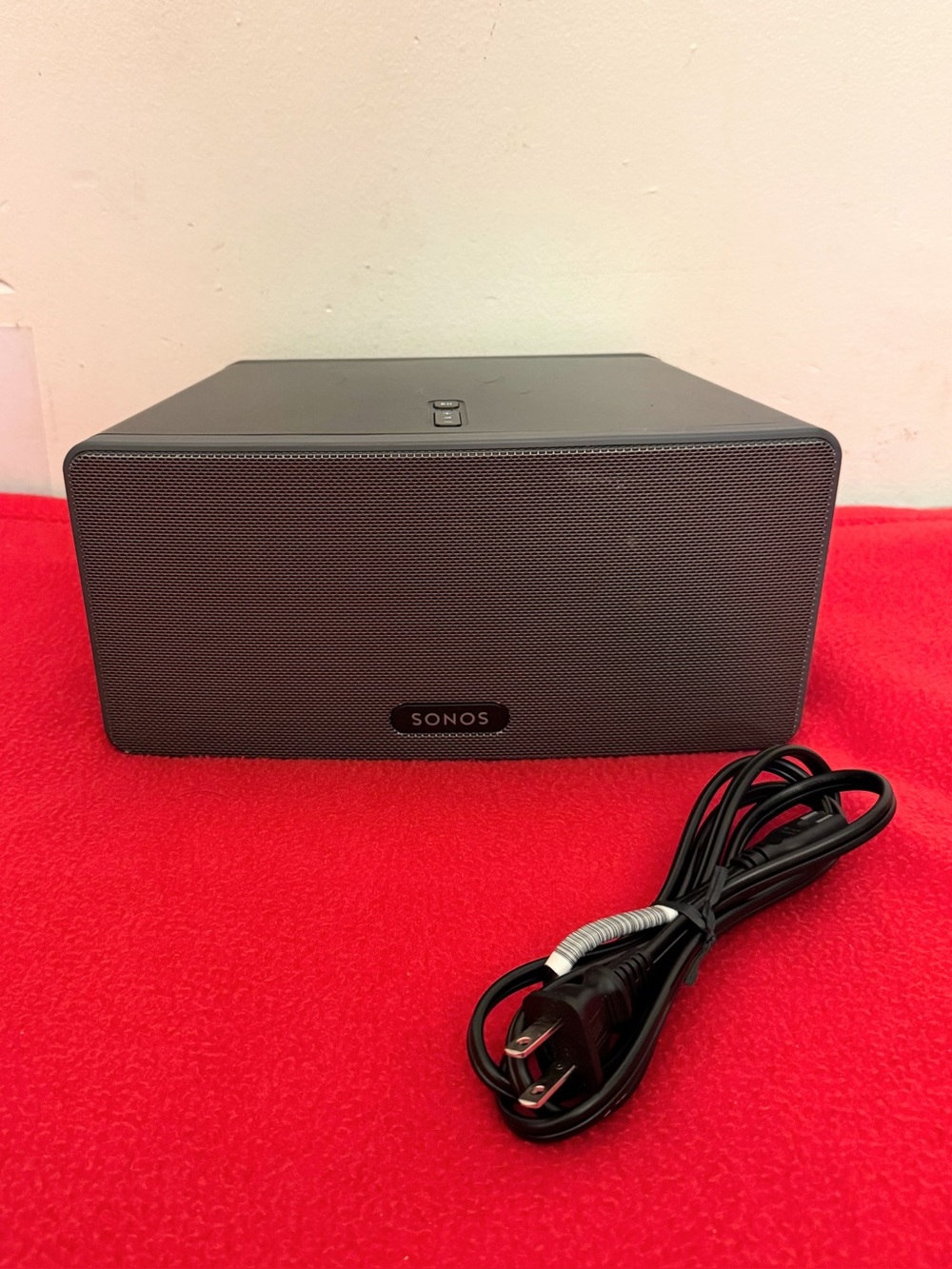 Sonos play 3 Wireless Speaker black Edition W/ Power cord-Tested working